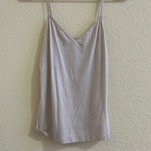 cream/tan old navy stretchy tank top